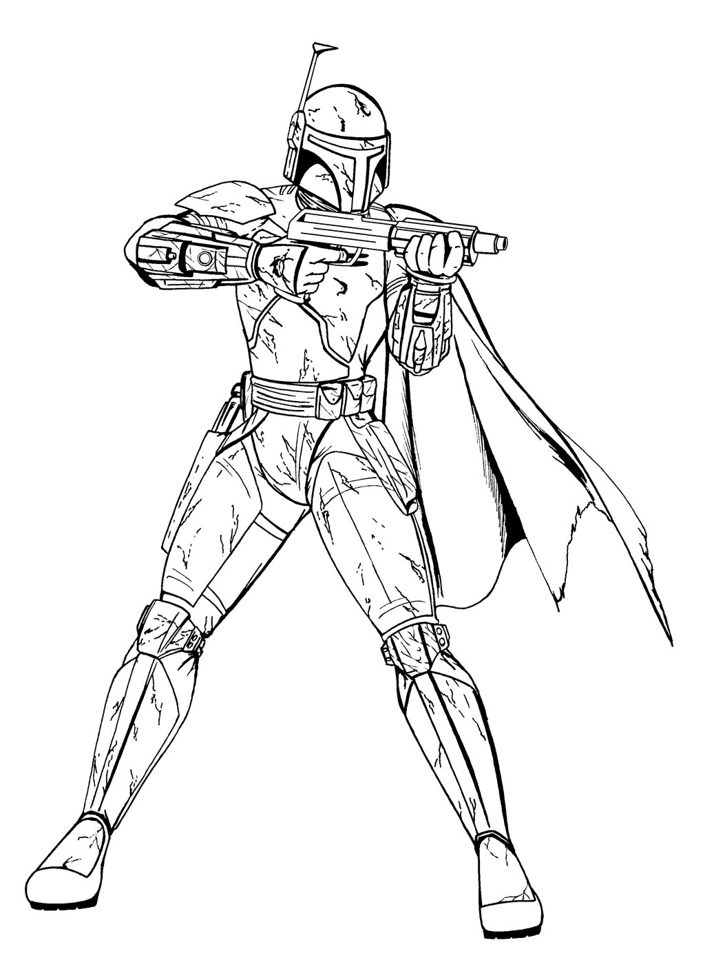 Mandalorian Coloring Pages