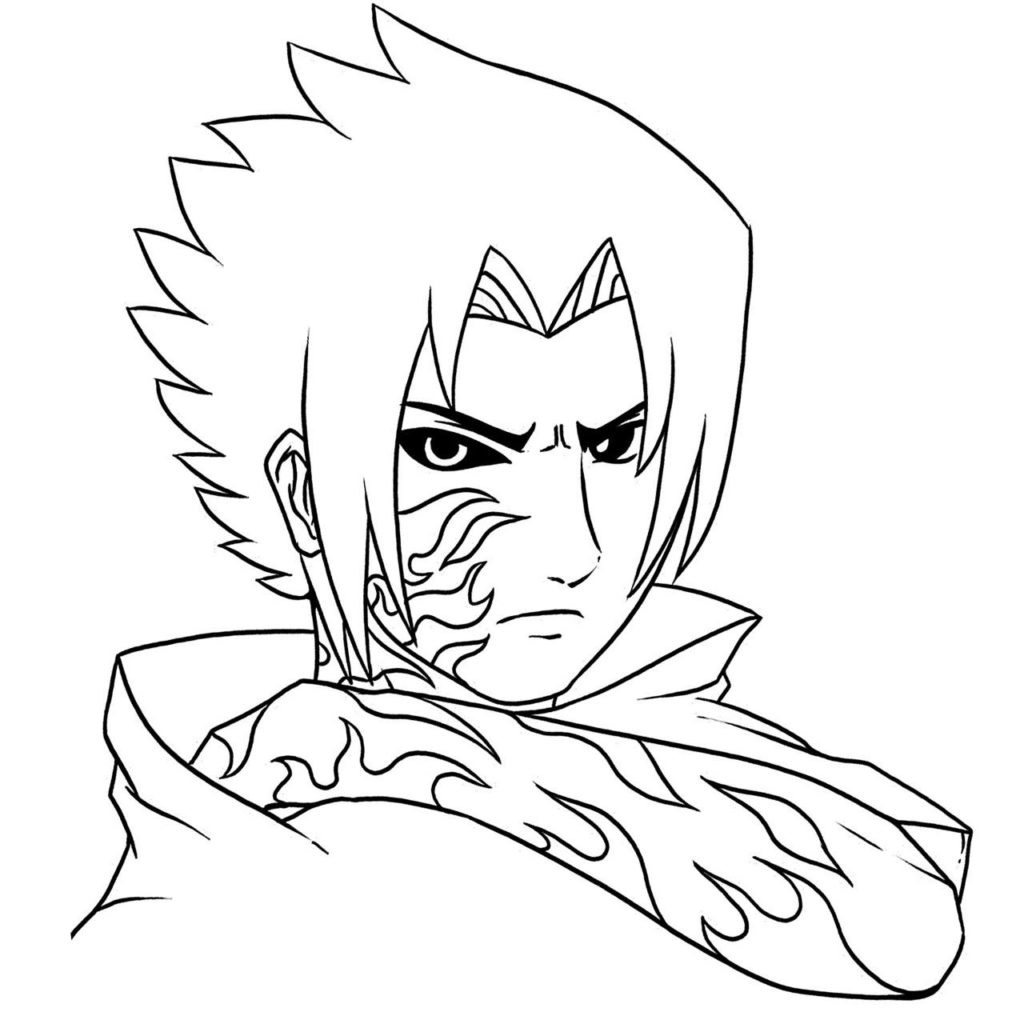 Sasuke Coloring Pages to print