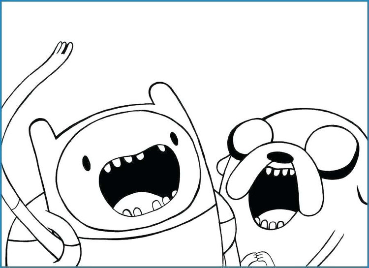 Adventure Time Coloring Pages For Kids