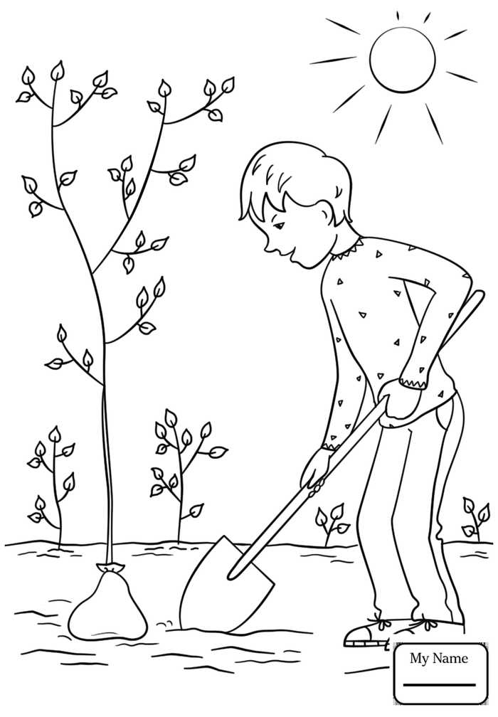 Arbor Day Coloring Pages