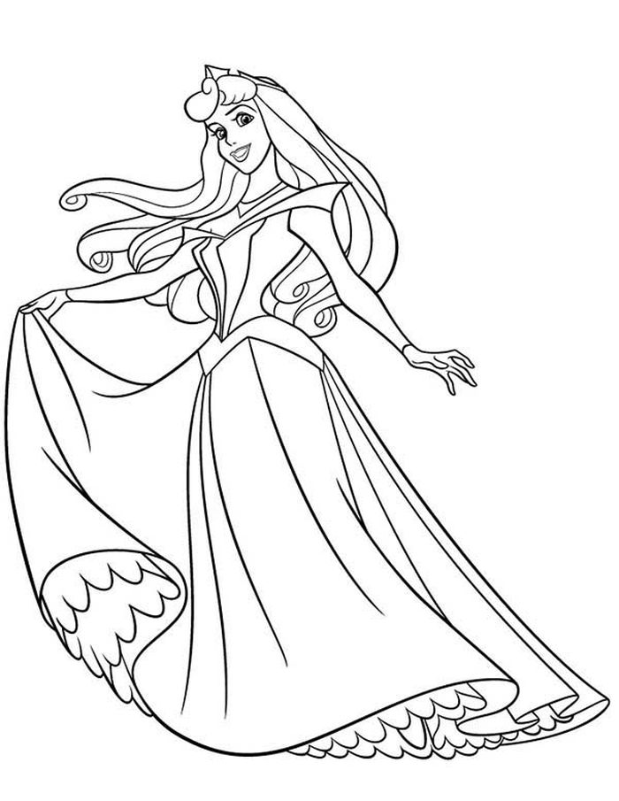 Aurora Coloring Pages