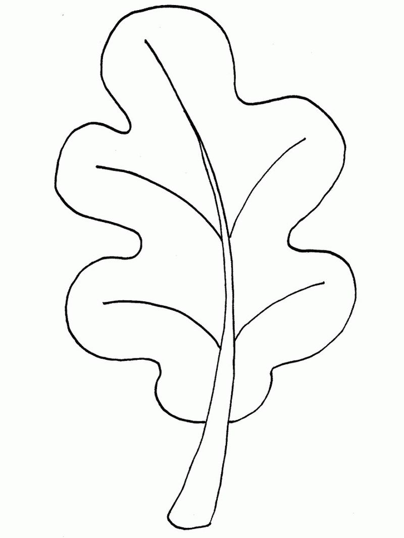 Autumn Leaf Coloring Pages