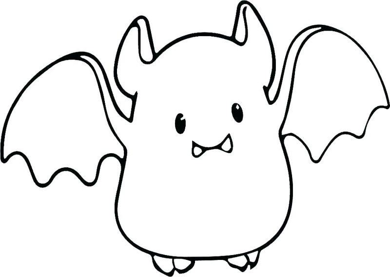 Bat Coloring Pages Print