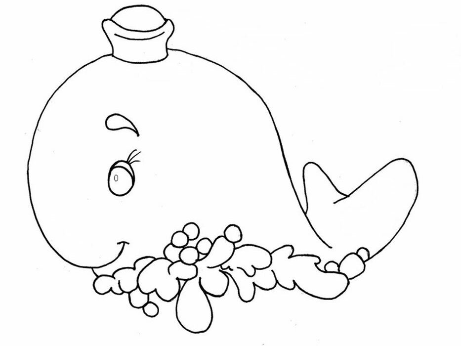 Beluga Whale Coloring Pages