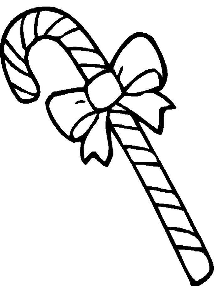 Candy Cane Coloring Pages