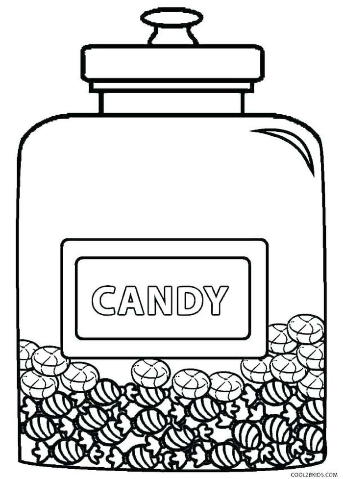 Candy Coloring Pages