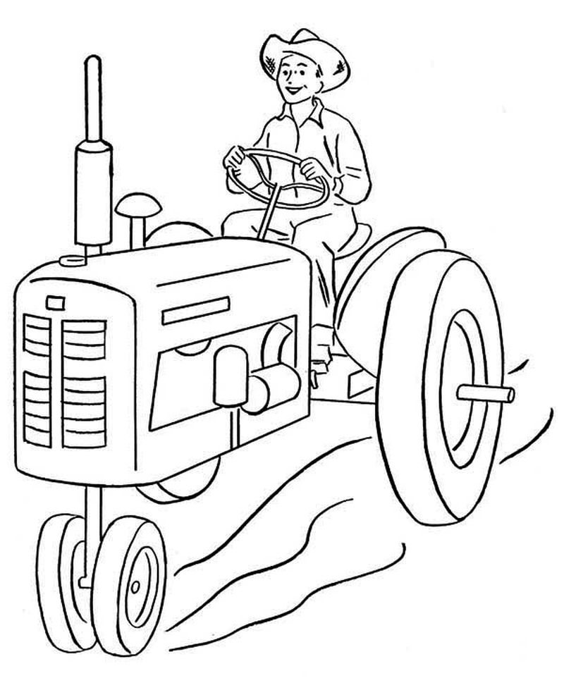 Case Tractor Coloring Pages