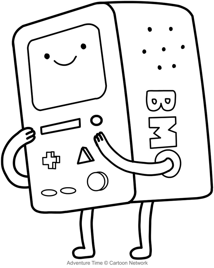 Coloring Pages Of Adventure Time Characters