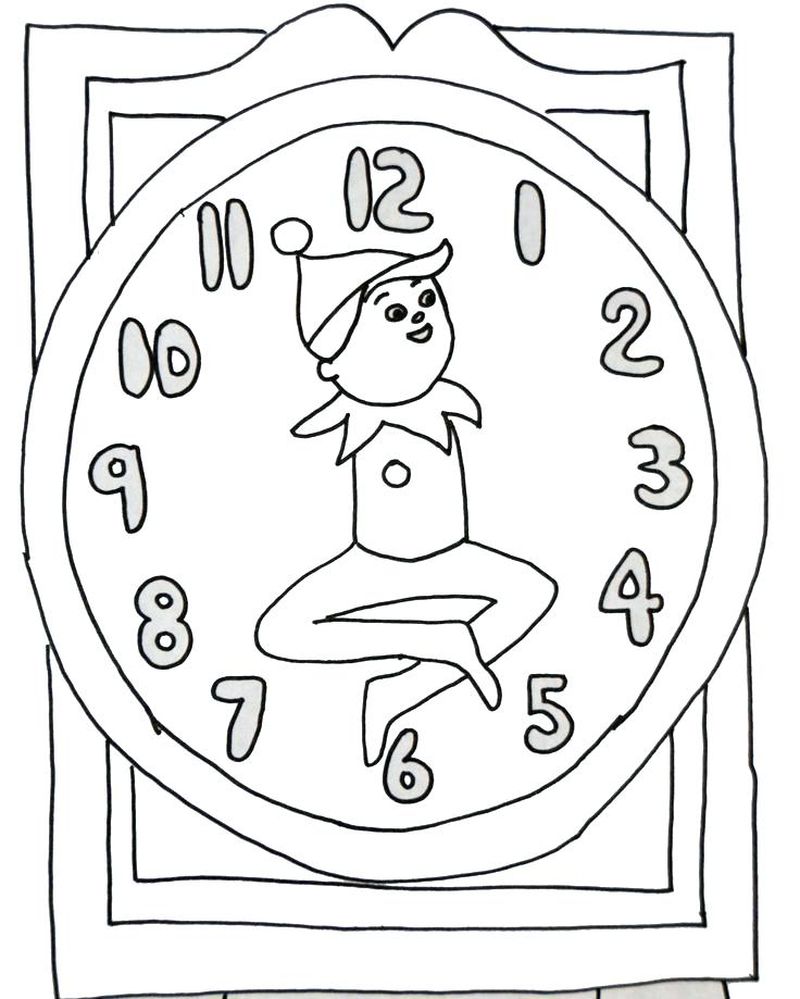 Cute Girl Elf Coloring Pages