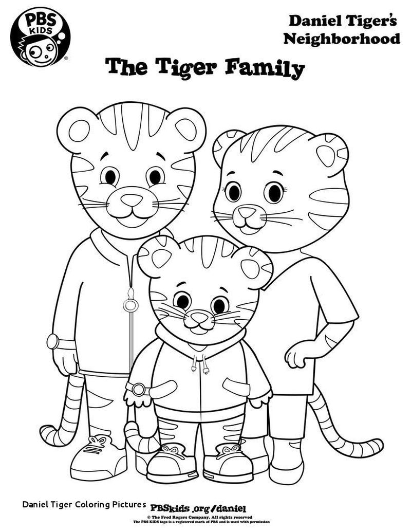 Daniel Tiger Coloring Pages Pdf