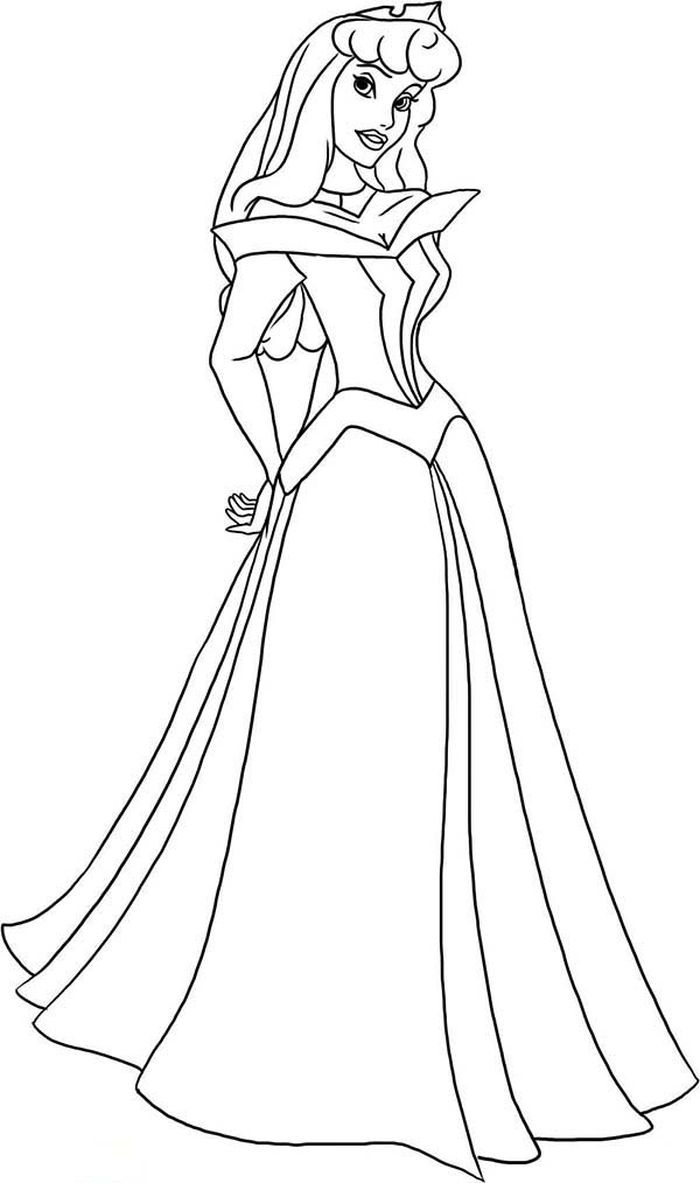 Disney Aurora Coloring Pages