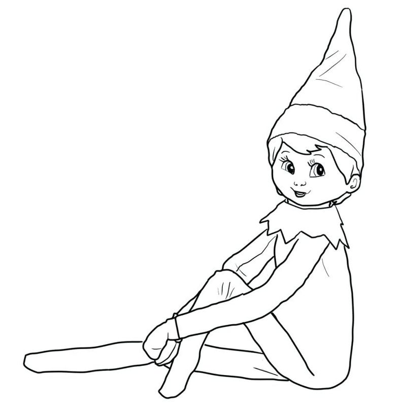 Fantasy Elf Coloring Pages