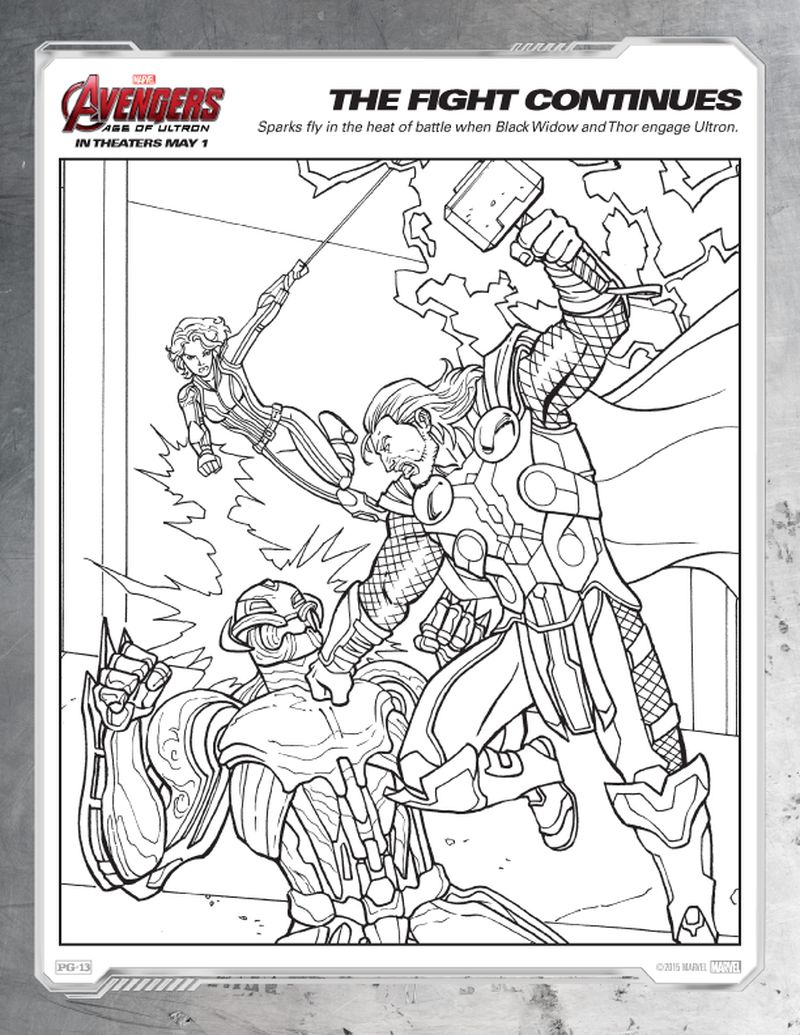 Free Avengers Coloring Pages