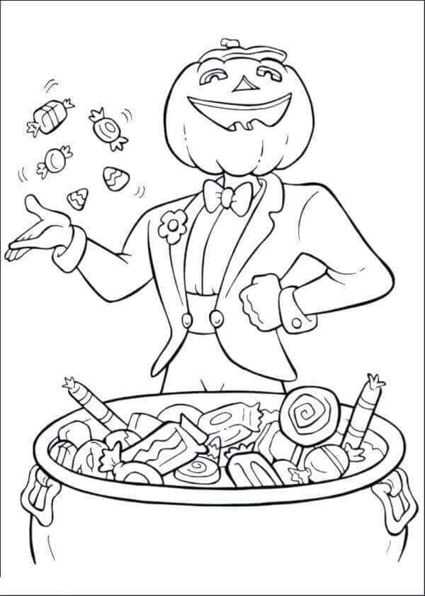 Free Jack O Lantern Coloring Sheets