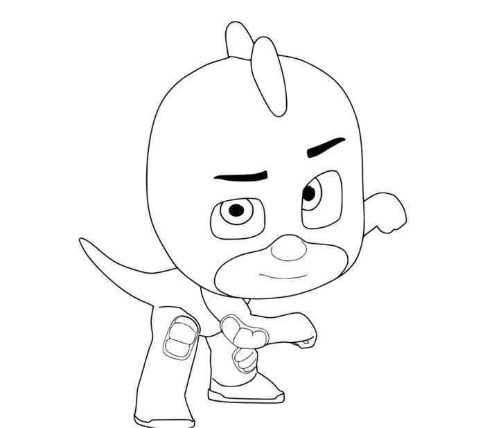 Free Pj Masks Coloring Page