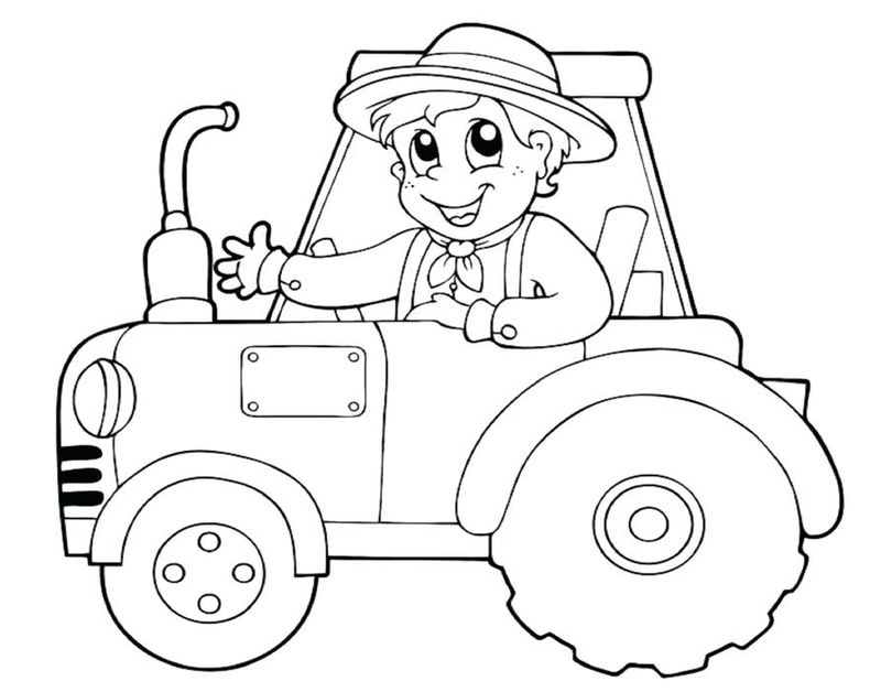 International Tractor Coloring Pages