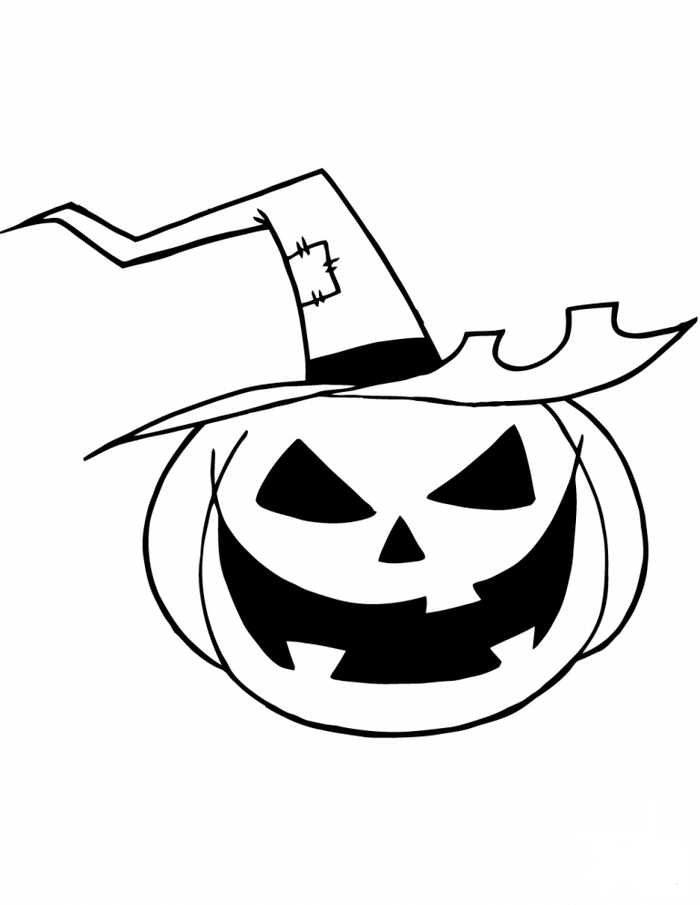 Jack O Lantern Coloring Pictures Printable