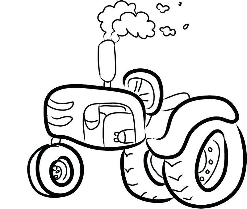 John Deere Tractor Coloring Pages