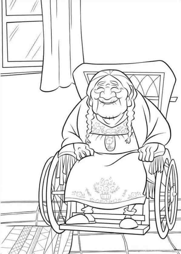 Mama Coco Coloring Page