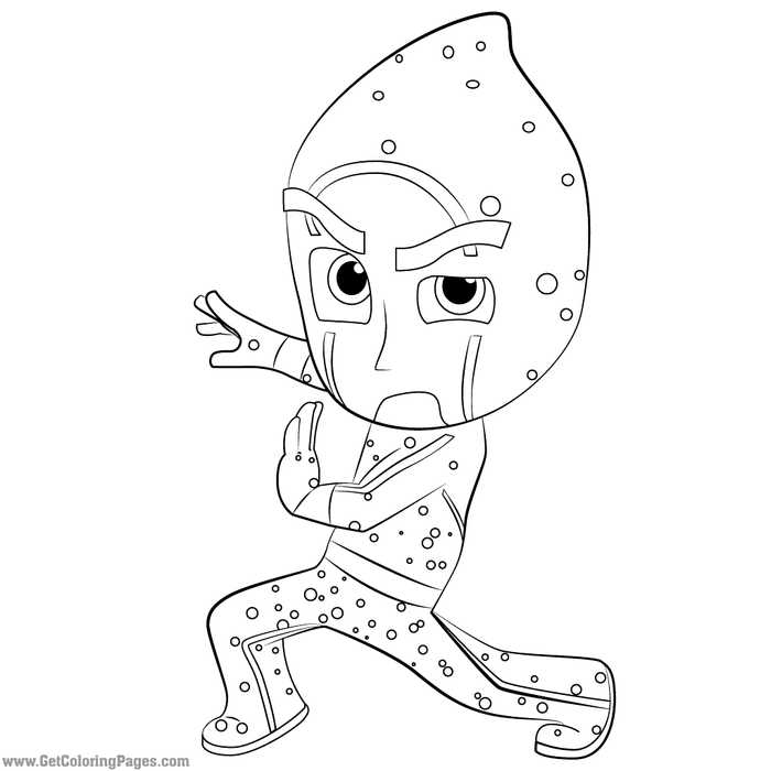 Night Ninja Pj Masks Coloring Pages