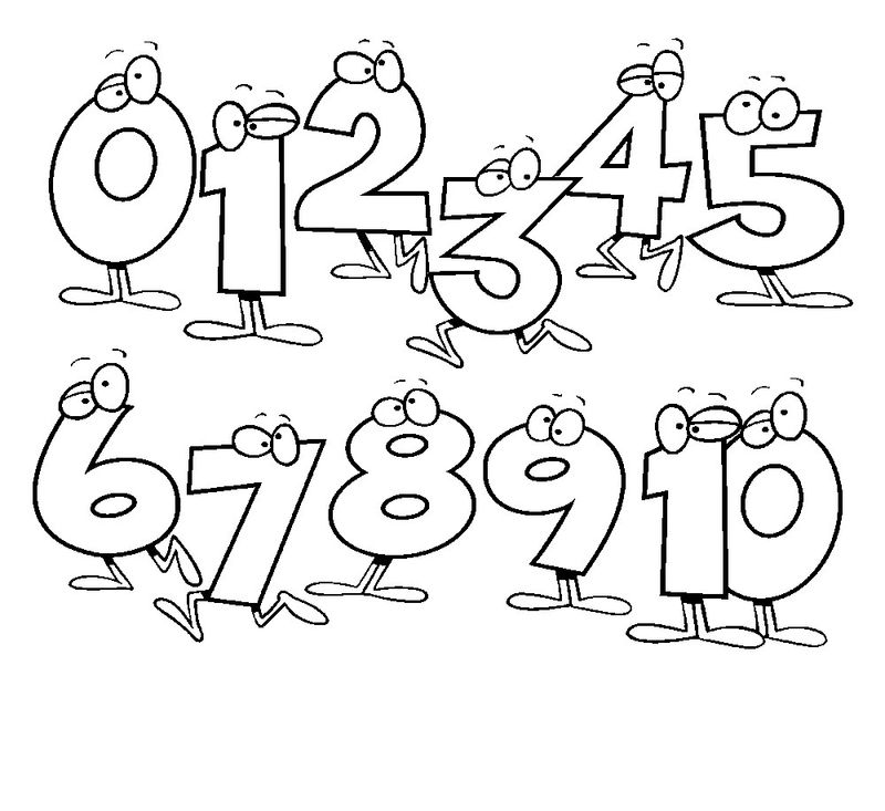 Numbers Coloring Pages