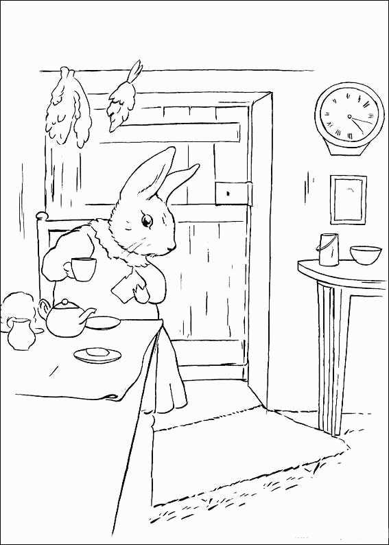 Peter Rabbit Coloring Pages