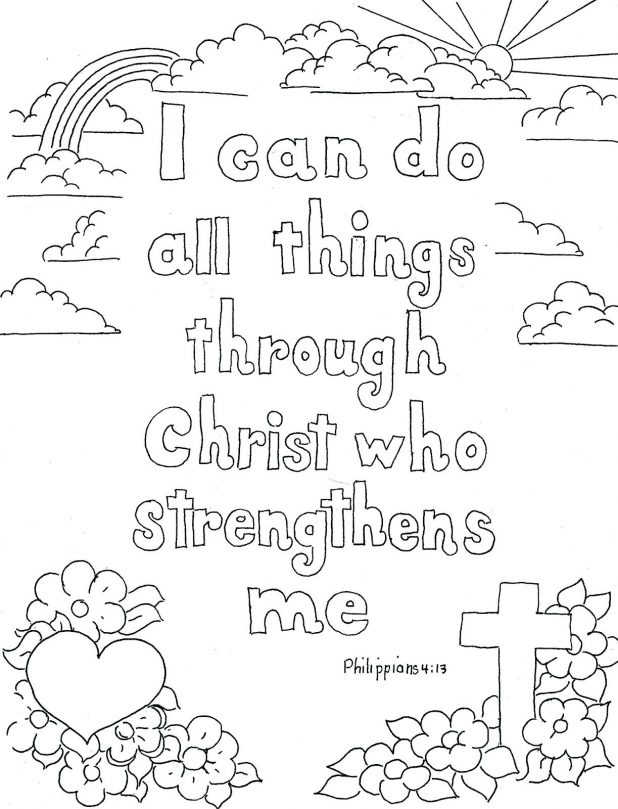 Philippians Bible Coloring Pages