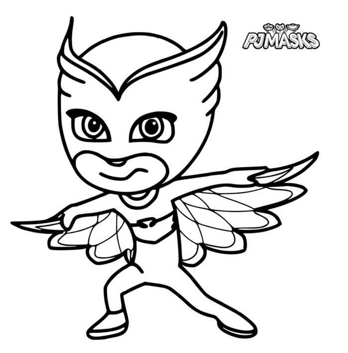 Pj Masks Coloring Pages 1