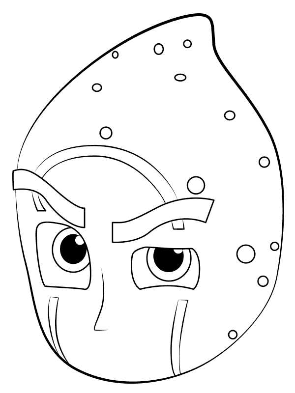 Pj Masks Mask Coloring Page