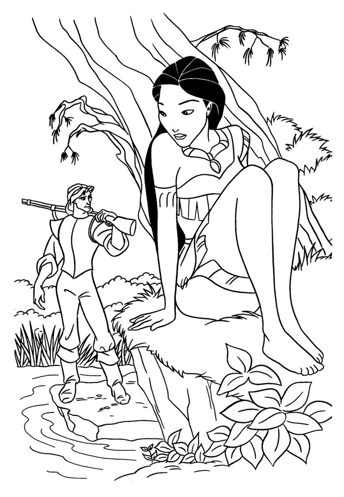 Pocahontas Coloring Pages