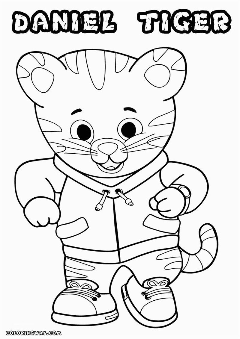 Printable Daniel Tiger Coloring Pages