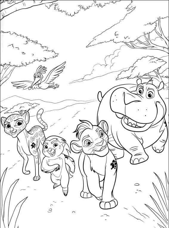 The Lion Guard Coloring Pages