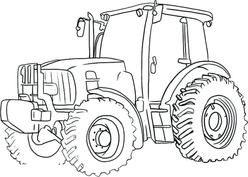 Tractor Coloring Pages For Kids Printable