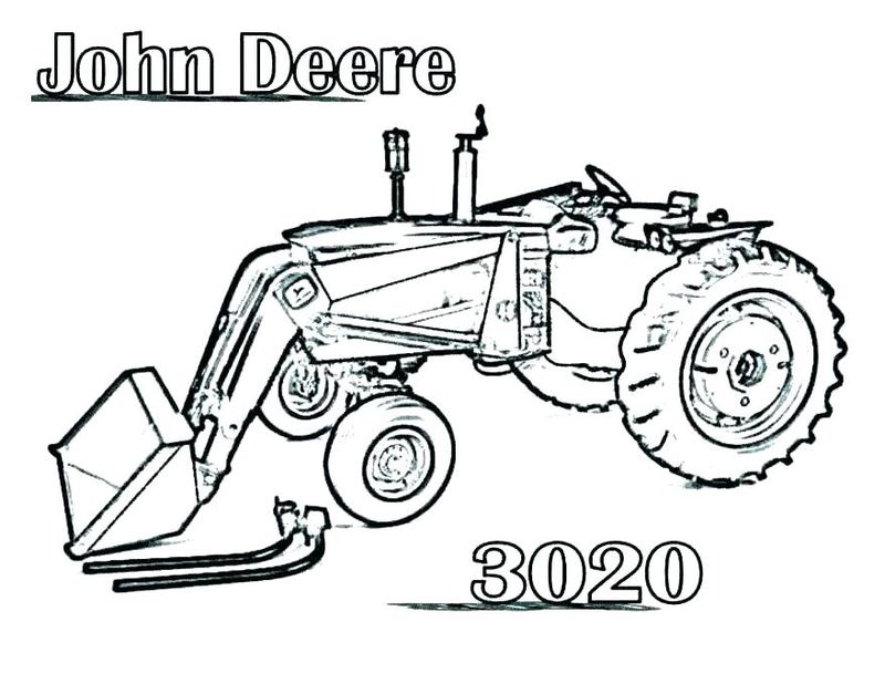 Tractor Coloring Pages For Kids