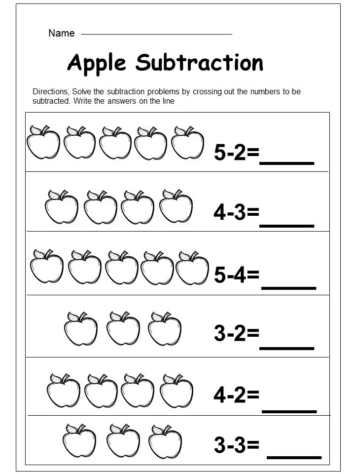 apple subtraction