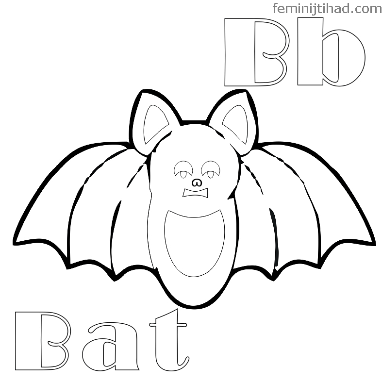 bat coloring pages halloween