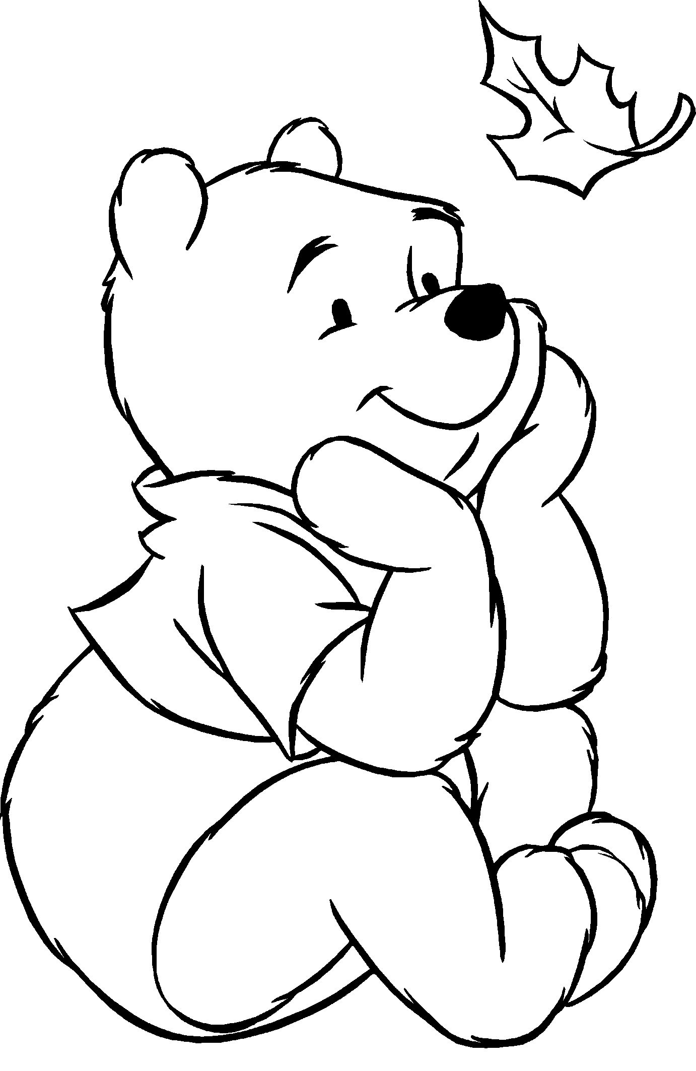 bear coloring pages free printable