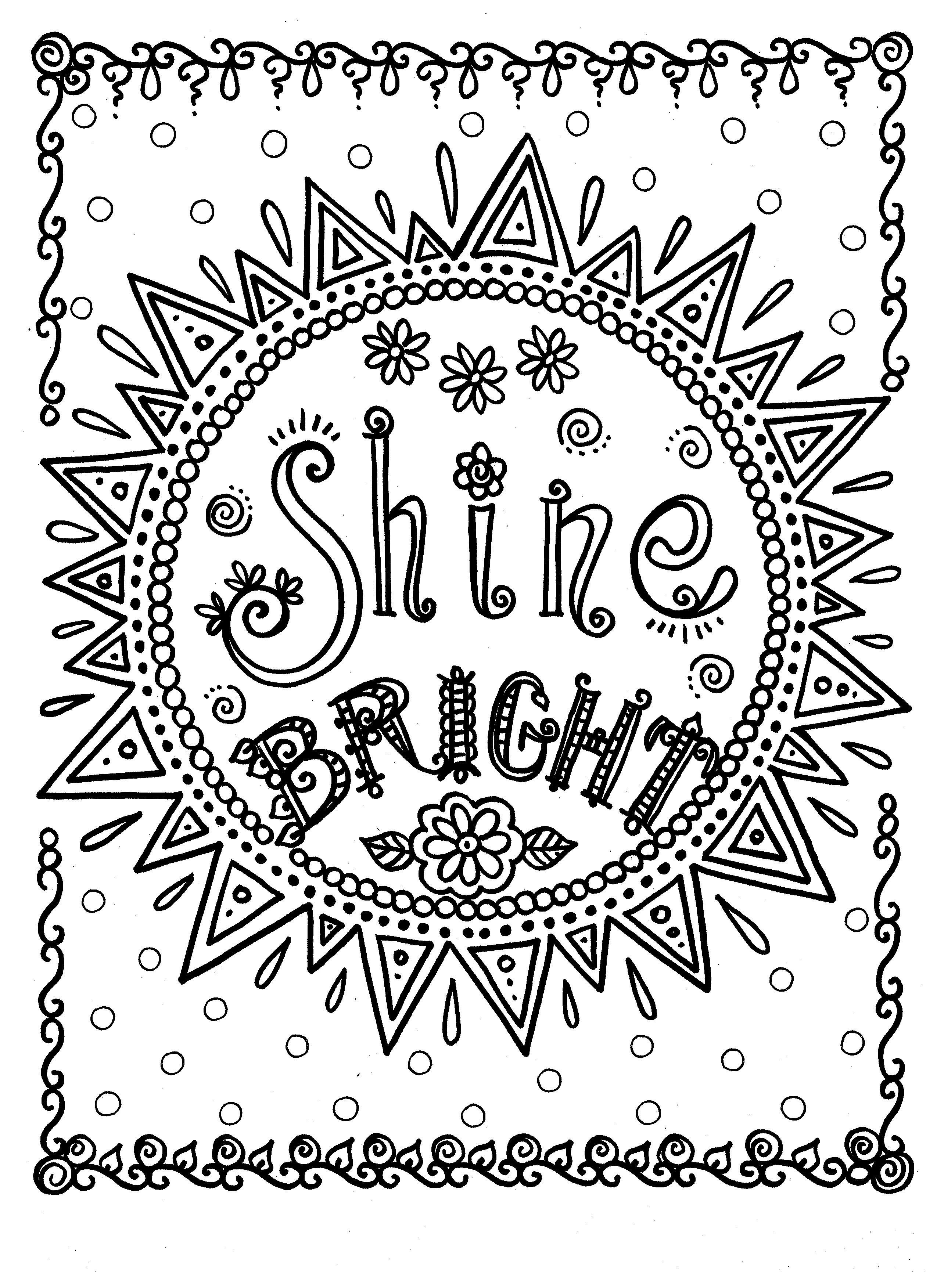 free printable inspirational coloring pages