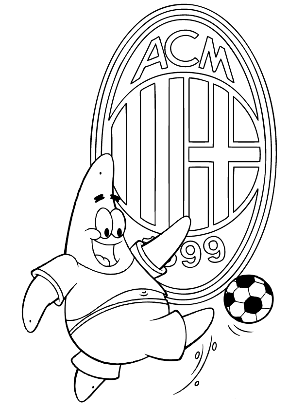 free ac milan coloring pages