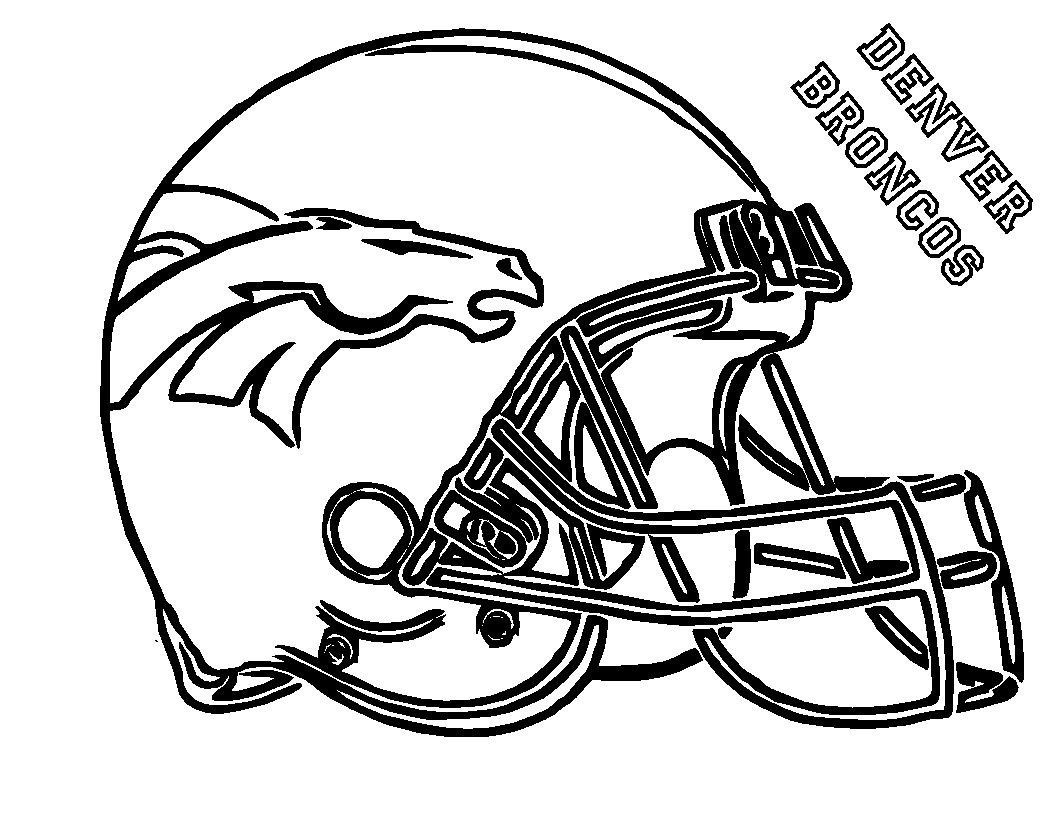 free denver broncos coloring pages