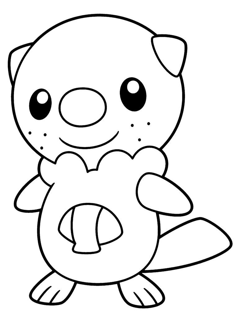 oshawott coloring pages