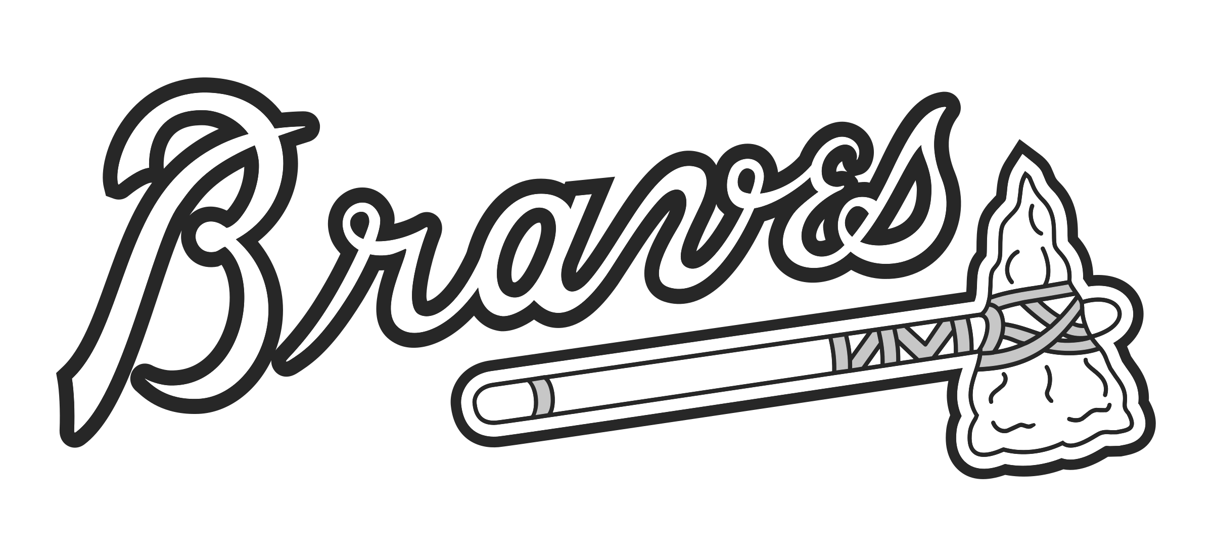 printable atlanta braves coloring pages