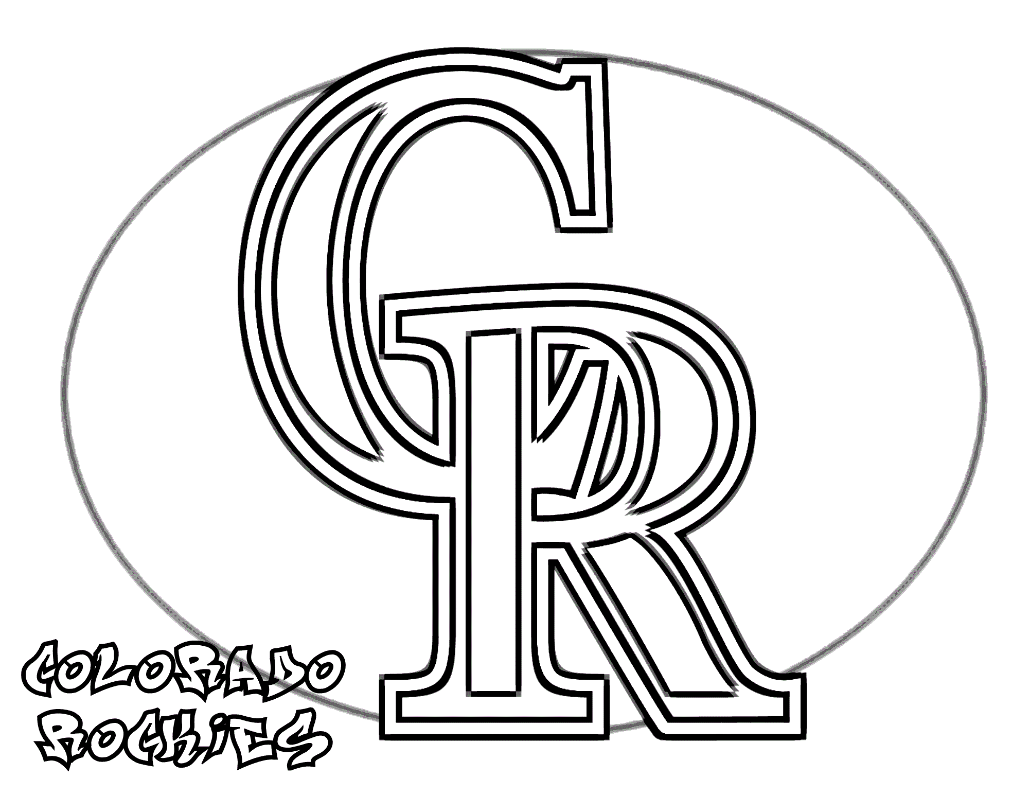 free colorado rockies coloring pages