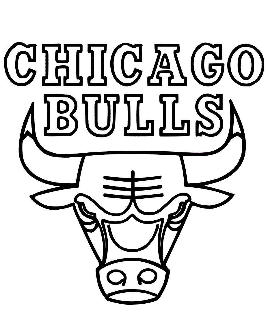 free printable chicago bulls coloring pages