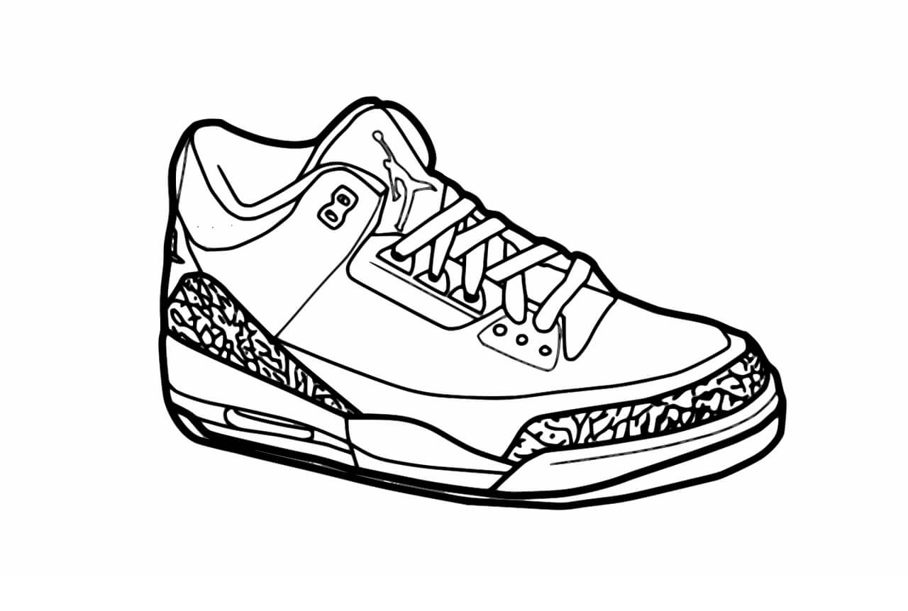 kevin durant shoes coloring pages