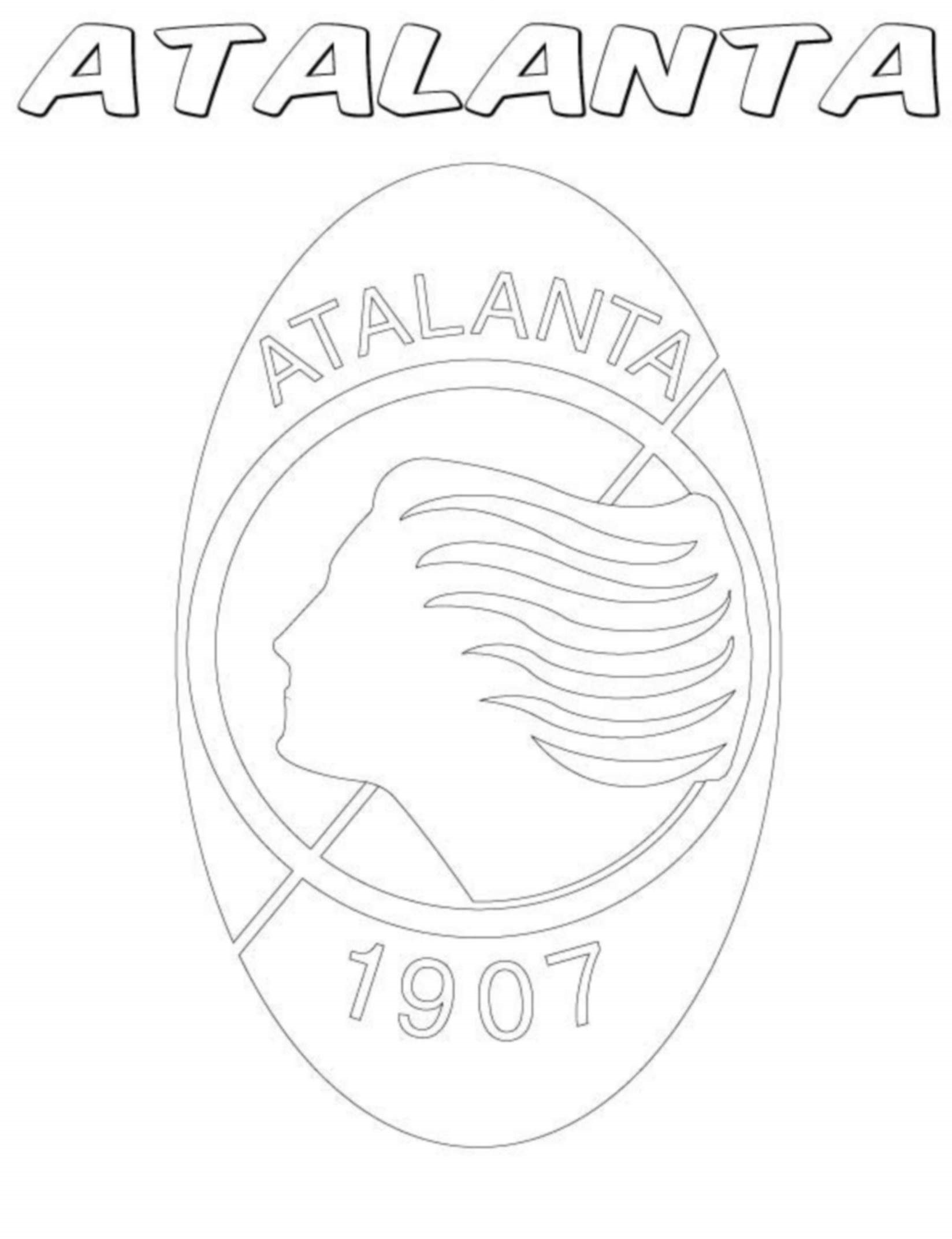 printable atalanta coloring pages