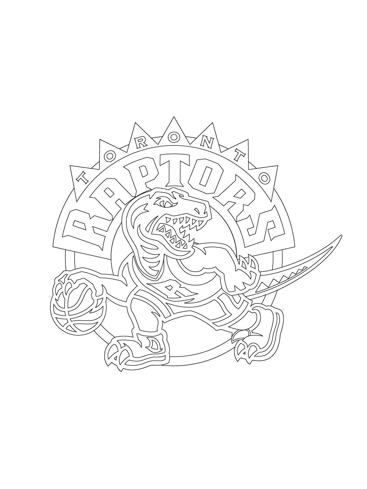 toronto raptors coloring pages