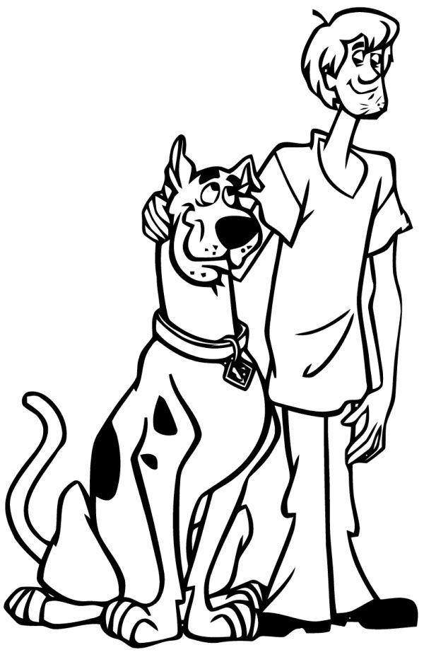 cute cartoon coloring pages