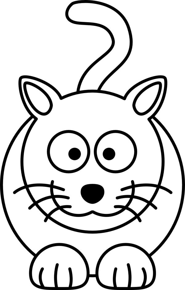 cute cat coloring pages