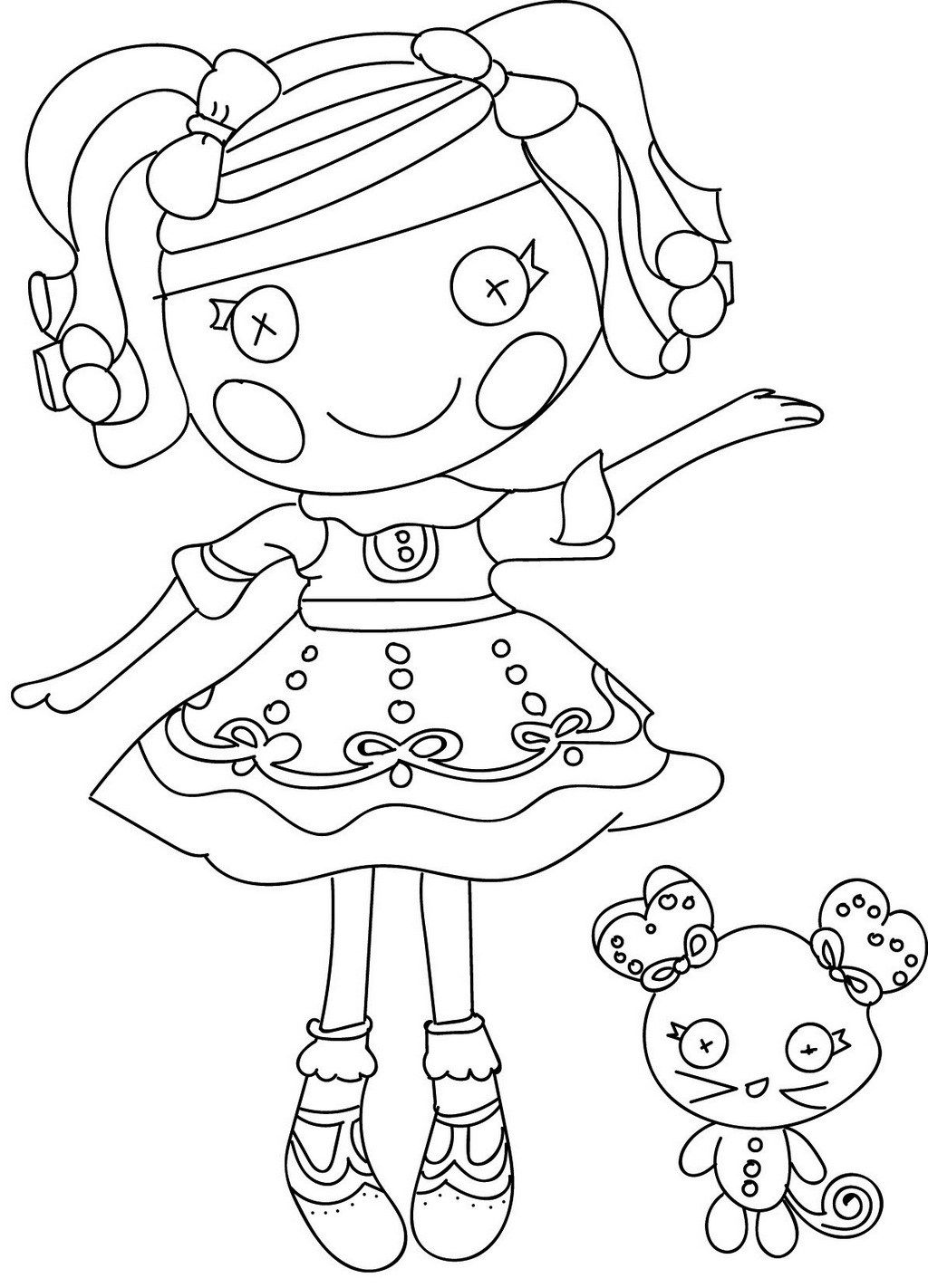 lalaloopsy coloring pages free